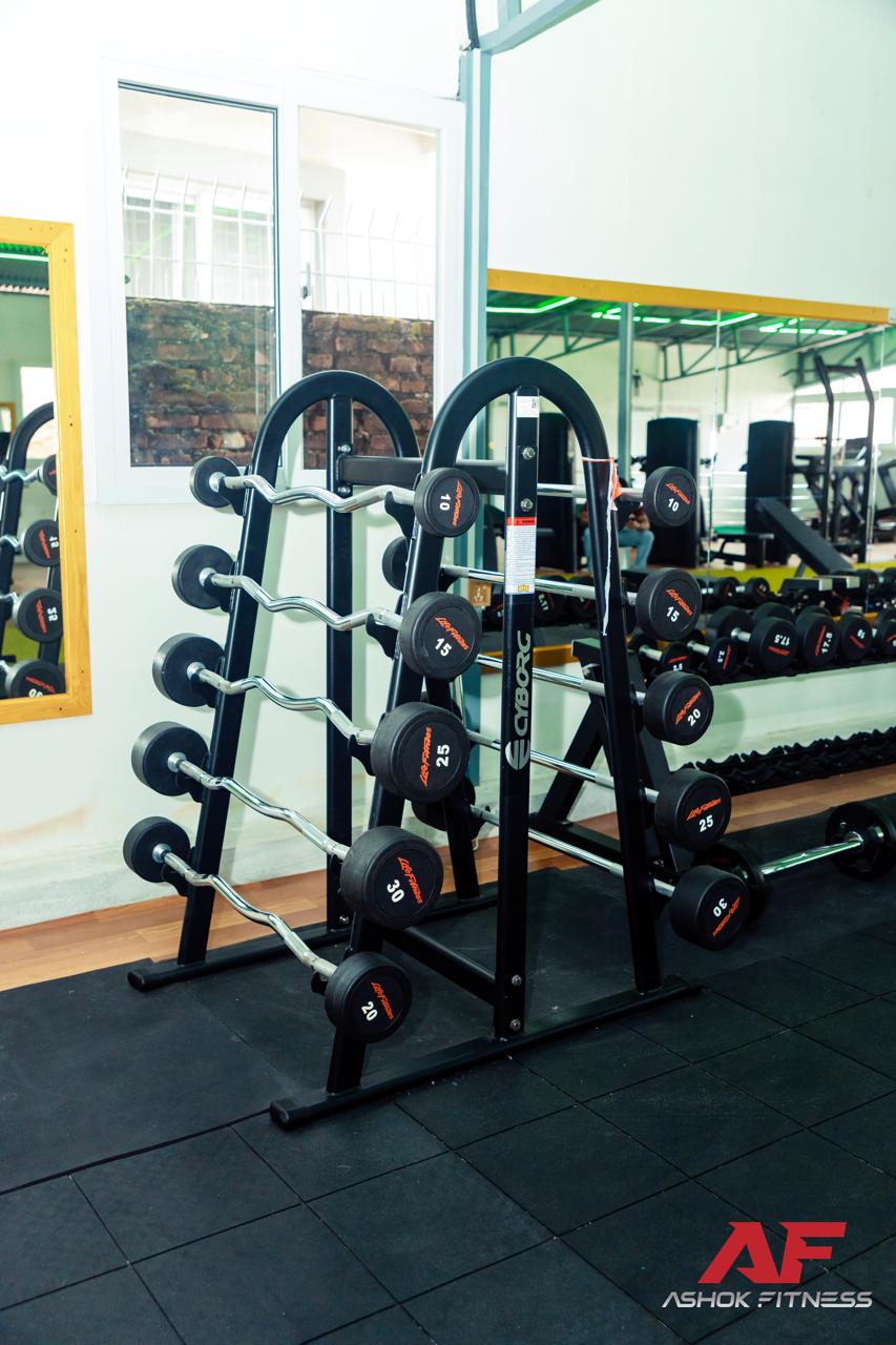 Loaded weight rack